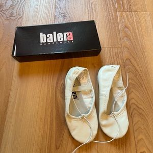 White ballet shoes